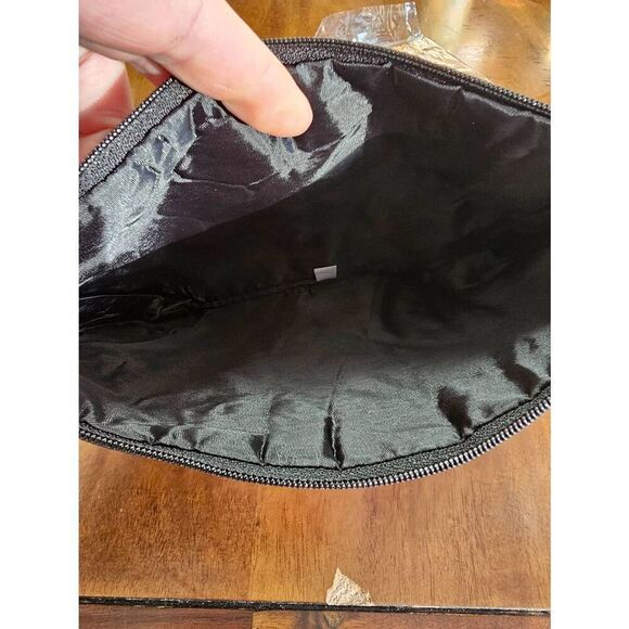 Wednesday Adams Family Hand Cinch Drawstring Gym Bag Extra Zippered Pouch NEW - Picture 7 of 9